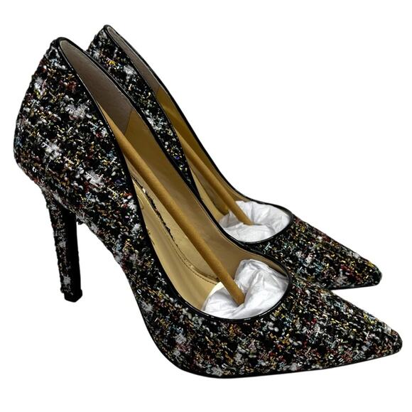 Jessica Simpson Cassani Pointed-Toe Pumps black tweed - 9 M - Picture 2 of 13